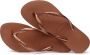 Havaianas Slim Dames Slippers Rust Metallic Copper - Thumbnail 11