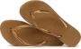 Havaianas Slim Flatform Sparkle Dames Slippers Brons - Thumbnail 6