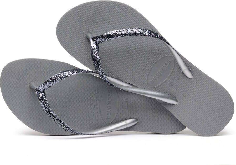 Havaianas Slim Glitter Ii Dames Slippers Grijs