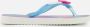 Havaianas Slim Glitter Slippers blauw Rubber Dames - Thumbnail 4