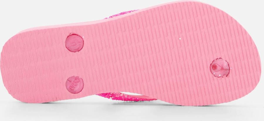 Havaianas Slim Glitter Slippers roze Rubber Dames