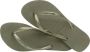 HAVAIANAS Teenslippers Dames Slim Logo Metallic Maat: 41 42 Materiaal: Rubber Kleur: Groen - Thumbnail 11