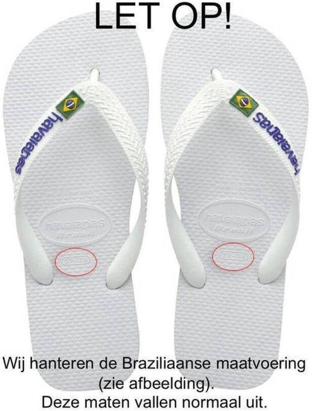 Havaianas Slippers Kids Flipflops Brasil Logo Geel