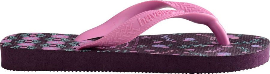 Havaianas Slippers Meisjes roze zwart