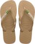 Havaianas Women's Brasil Logo Sandalen beige bruin - Thumbnail 4