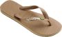 Havaianas Women's Brasil Logo Sandalen beige bruin - Thumbnail 6