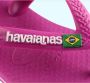 Havaianas Baby Brasil Logo II teenslippers met hielbandje roze Meisjes Rubber 21 - Thumbnail 5