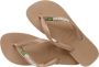 Havaianas Women's Brasil Logo Sandalen beige bruin - Thumbnail 9