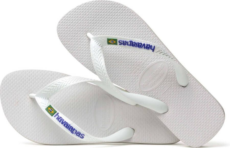 Havaianas Slippers Unisex wit blauw