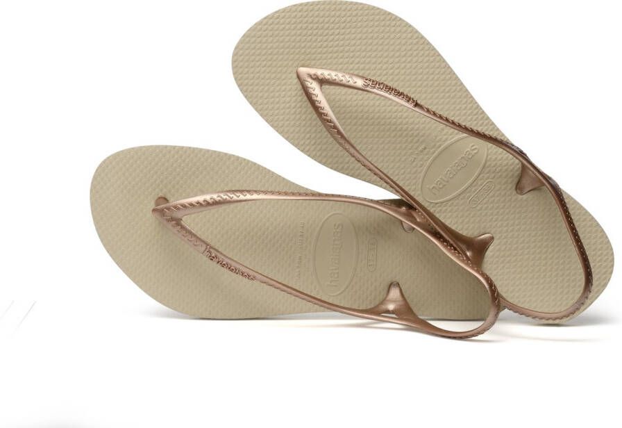 Havaianas Sunny II Platina Sandalen Dames - Iconische Braziliaanse Slippers