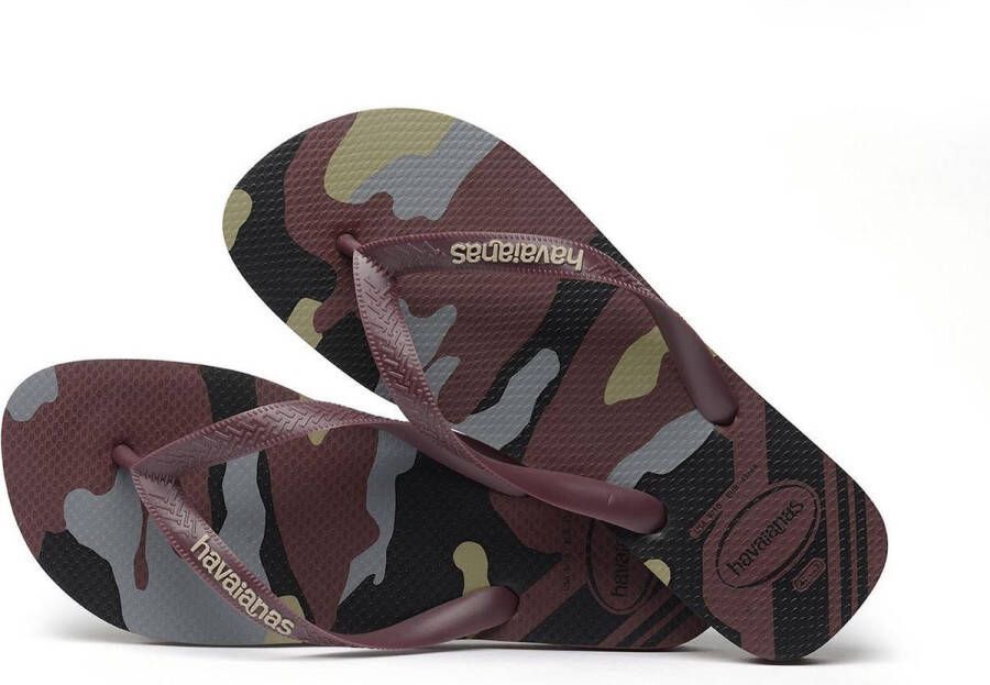 Havaianas Top Camu Heren Slippers Grape Wine - Foto 3