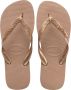 Havaianas Top Tiras Dames Slippers Rose Gold - Thumbnail 7