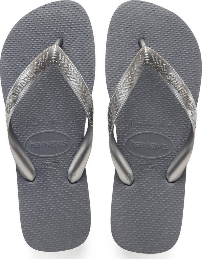 Havaianas Top Tiras Dames Slippers Steel Grey