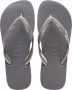 Havaianas Top Tiras Dames Slippers Steel Grey - Thumbnail 13