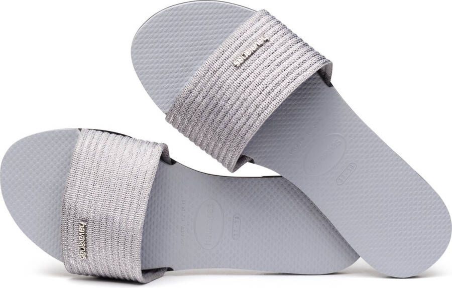 Havaianas You Malta Metallic Dames Slippers Ice Grey