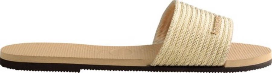 Havaianas You Malta Metallic Slippers Goud