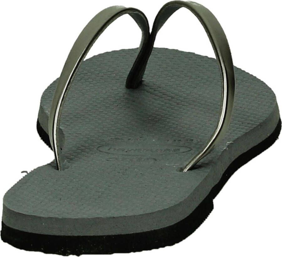 Havaianas You Metallic Dames Slippers Steel Grey