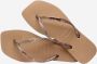 Havaianas 4148257 Square logo metallic rose gold taupe zool Kleur Multi) - Thumbnail 6