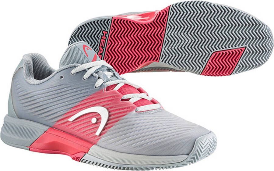 Head Revolt Pro 4.0 Clay Dames Sportschoenen Tennis Smashcourt Grey Pink