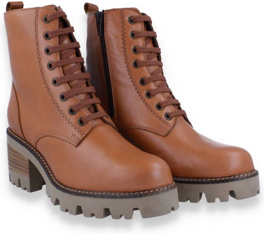 Hee! Dames Bottine Cognac