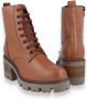Hee! Dames Bottine Cognac COGNA - Thumbnail 3