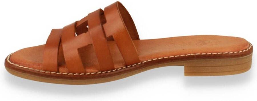 Hee! Dames Slipper Cognac COGNA