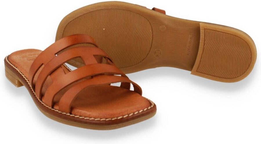 Hee! Dames Slipper Cognac COGNA