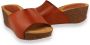 Hee! Dames Slipper Cognac COGNA - Thumbnail 6