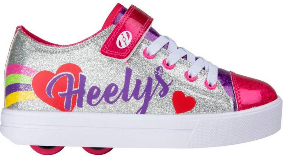 Heelys X2 Snazzy X2 Schoen Silver Rainbow Heart Kinderen - Foto 3