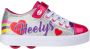 Heelys X2 Snazzy X2 Schoen Silver Rainbow Heart Kinderen - Thumbnail 3