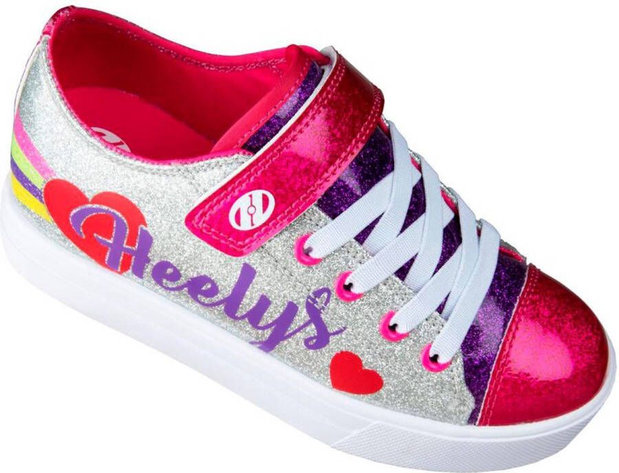 Heelys X2 Snazzy X2 Schoen Silver Rainbow Heart Kinderen - Foto 4