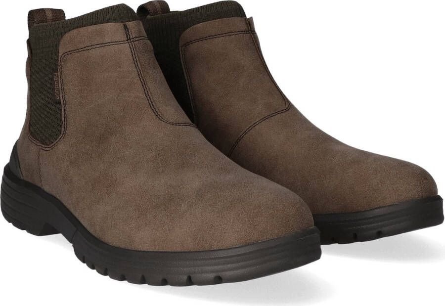 Hey Dude Chelsea boots Scott Grip suede bruin Heren