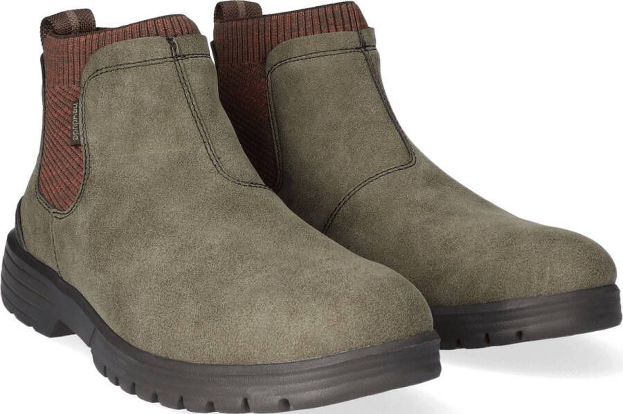 HEYDUDE Hey Dude Chelsea boots Scott Grip suede groen Heren - Foto 2