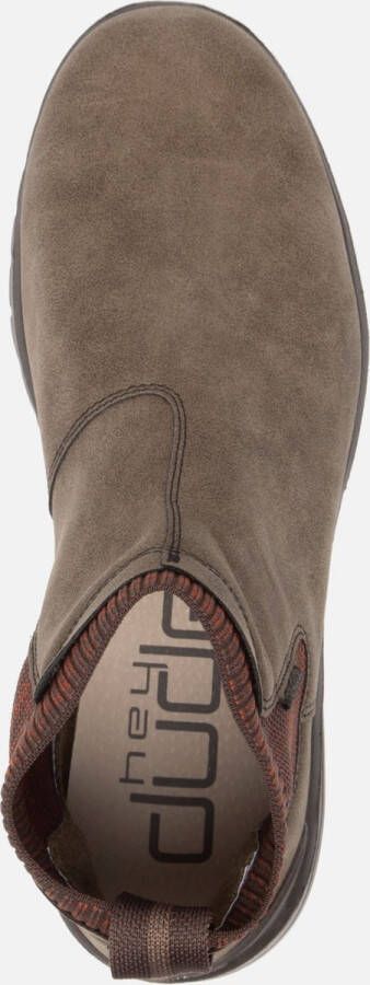 HEYDUDE Hey Dude Chelsea boots Scott Grip suede groen Heren - Foto 8