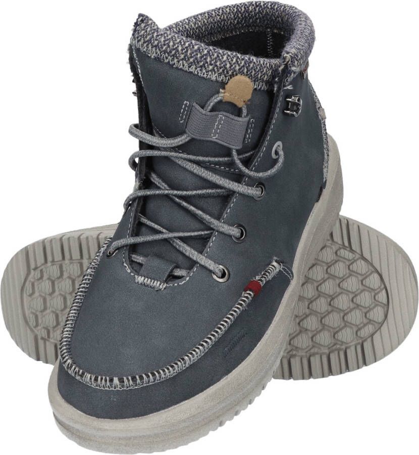 Hey Dude HEYDUDE Bradley Youth Boots Deep Blue Blauw Gerecycled Leer