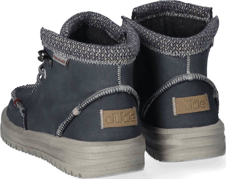 Hey Dude HEYDUDE Bradley Youth Boots Deep Blue | Gerecycled Leer | Blauw Grijs - Foto 6