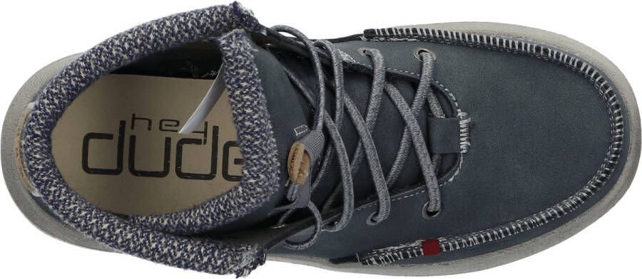 Hey Dude HEYDUDE Bradley Youth Boots Deep Blue | Gerecycled Leer | Blauw Grijs - Foto 10