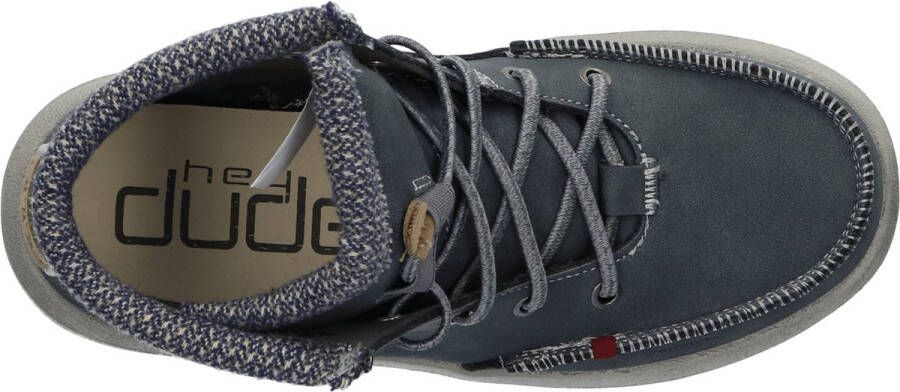 Hey Dude HEYDUDE Bradley Youth Boots Deep Blue Blauw Gerecycled Leer