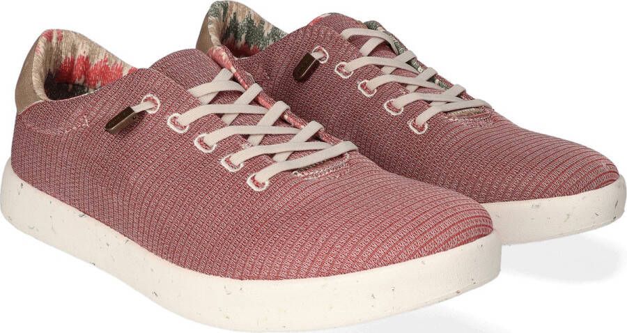 Hey Dude HEYDUDE Kob Eco Sox Heren Sneakers Redwood | Rood | Gerecyclede PET flessen - Foto 3