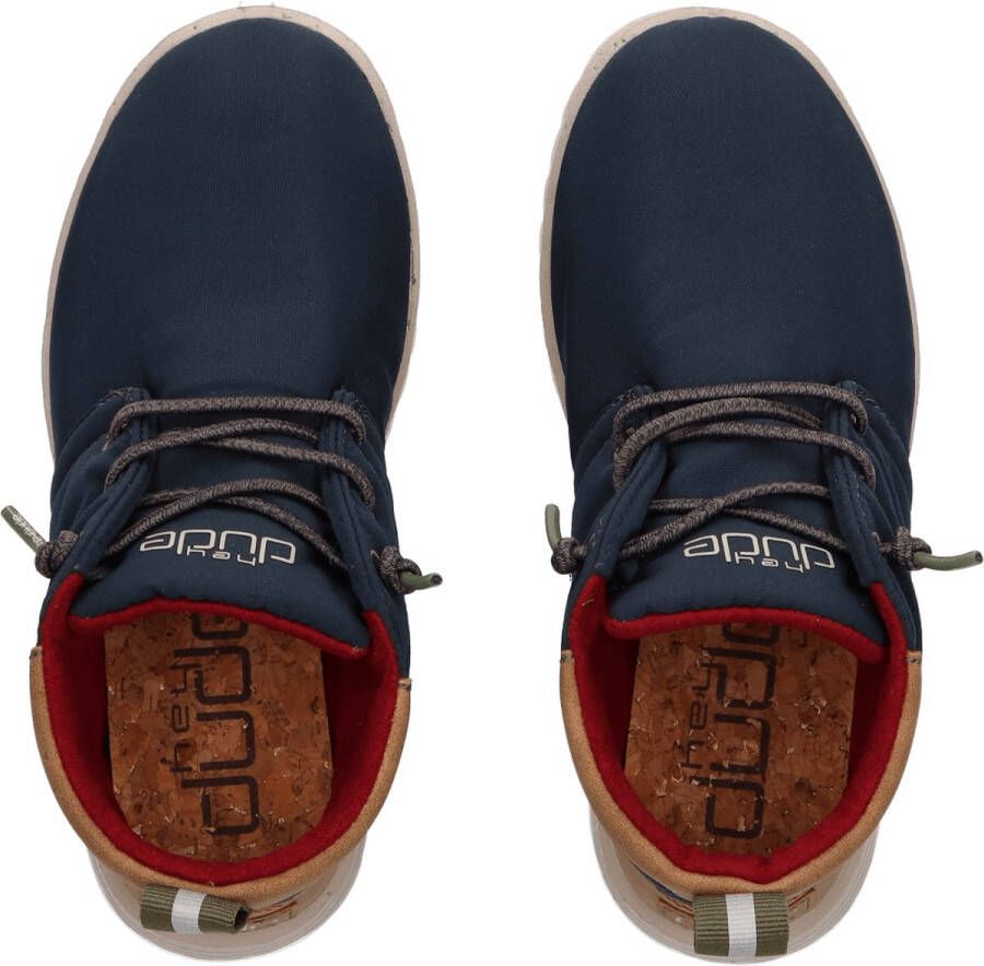 Hey Dude HEYDUDE Spencer Youth Eco Kids Boots Navy Blauw Nylon