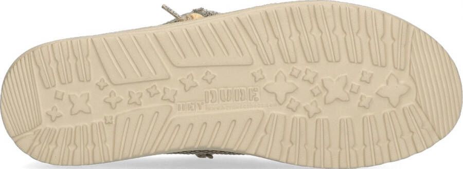Hey Dude HEYDUDE Wally Braided Instappers groen Canvas