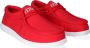 Hey Dude HEYDUDE Wally Slub Canvas Heren Instappers Red Rood HD40009 - Thumbnail 2