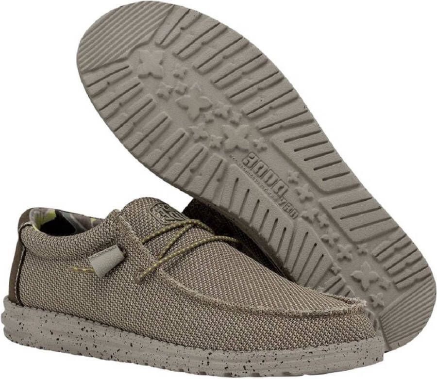 Hey Dude HEYDUDE Heren schoenen Wally Sox Triple Needle Beige - Foto 5