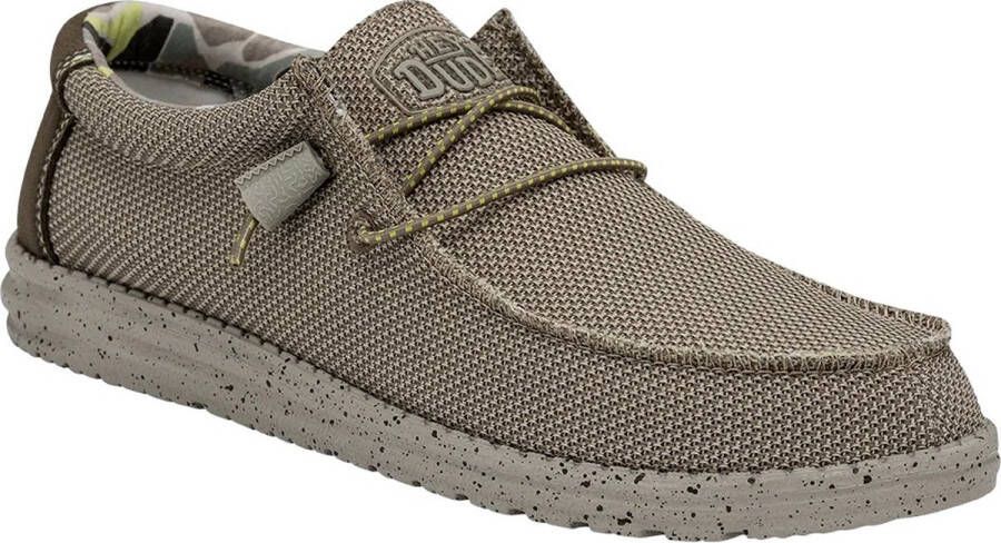 Hey Dude HEYDUDE Heren schoenen Wally Sox Triple Needle Beige - Foto 6