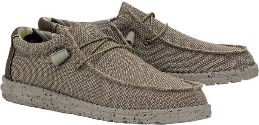 Hey Dude HEYDUDE Heren schoenen Wally Sox Triple Needle Beige - Foto 7