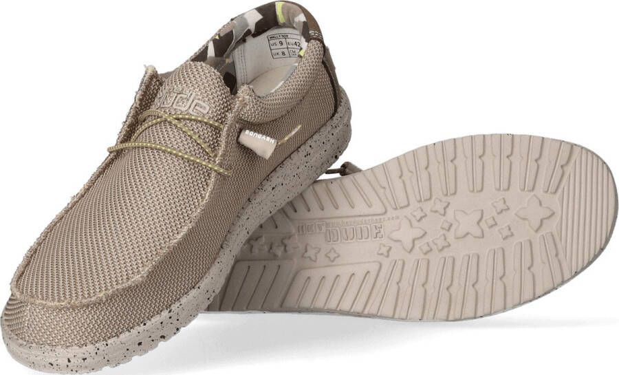 Hey Dude HEYDUDE Heren schoenen Wally Sox Triple Needle Beige - Foto 8