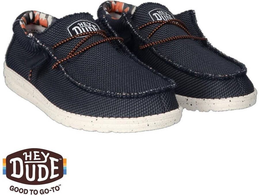 Hey Dude HEYDUDE Wally SOX Sneakers blauw Canvas