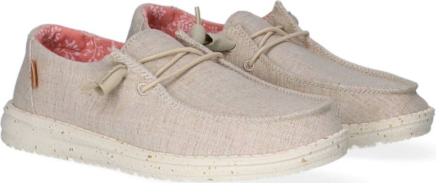 HEYDUDE Hey Dude Wendy Chambray White Nut Instappers Dames - Foto 3