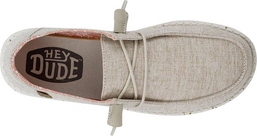 HEYDUDE Hey Dude Wendy Chambray White Nut Instappers Dames - Foto 10