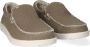Hey Dude Casual Slip-On Canvas Schoen Brown Heren - Thumbnail 4